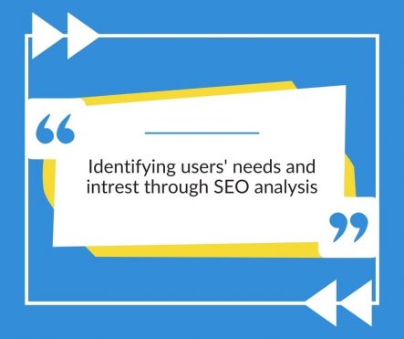 Identifying Users Needs through SEO Analysis